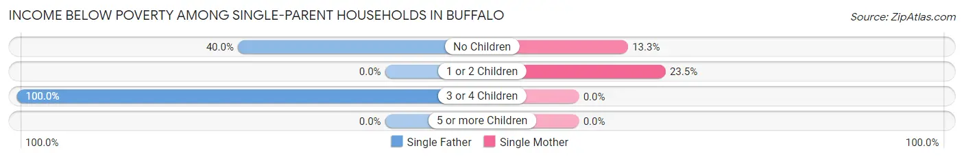 Income Below Poverty Among Single-Parent Households in Buffalo