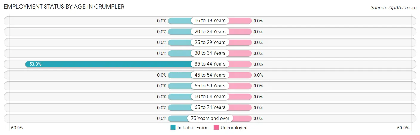 Employment Status by Age in Crumpler