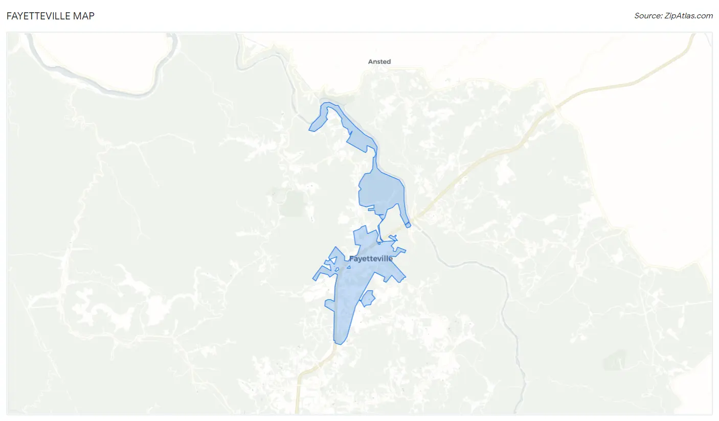 Fayetteville Map