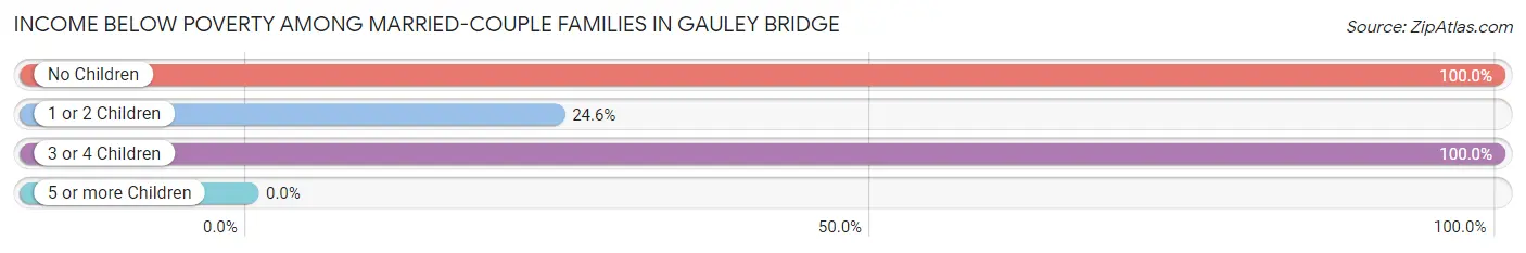Income Below Poverty Among Married-Couple Families in Gauley Bridge