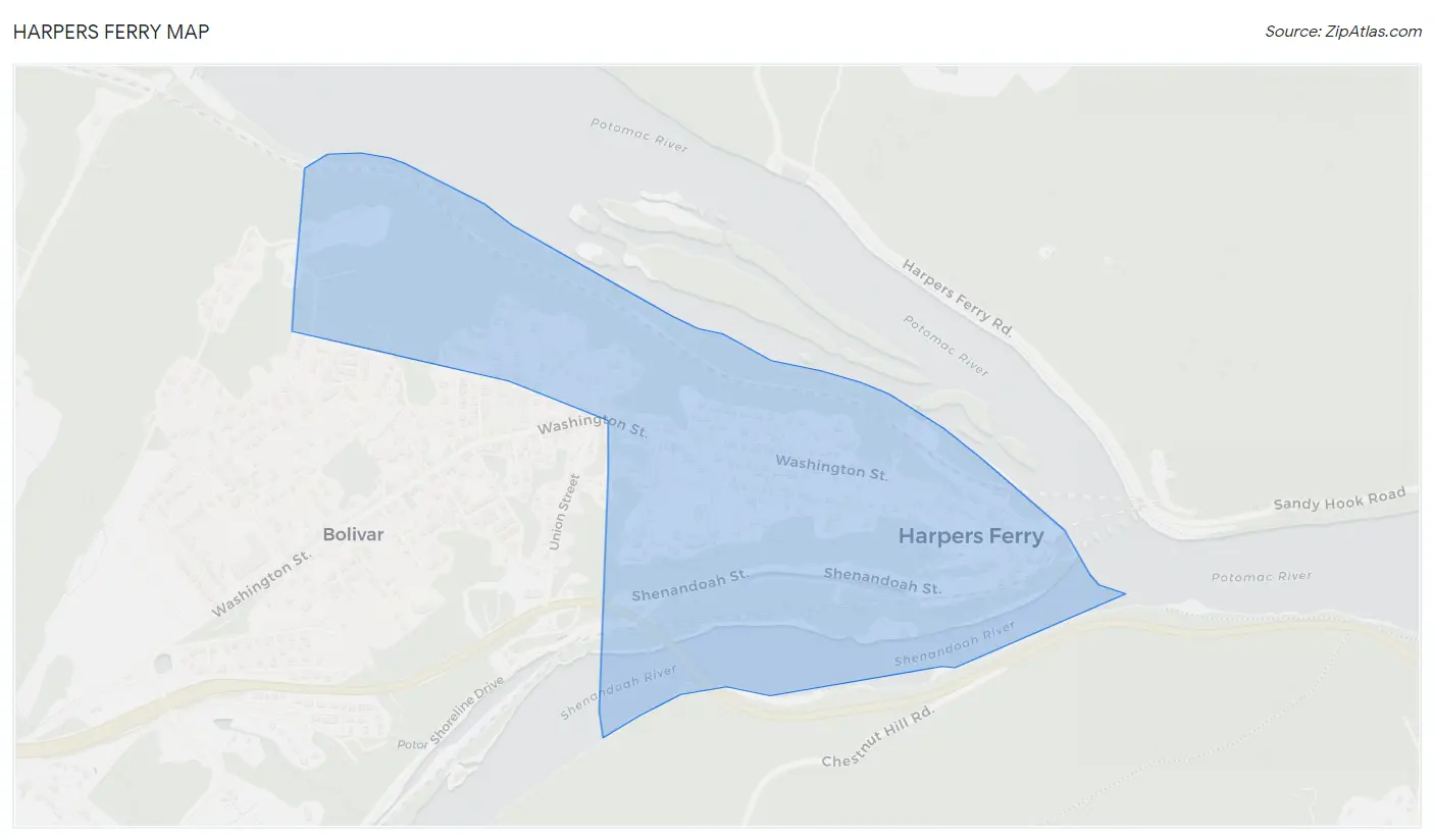 Harpers Ferry Map