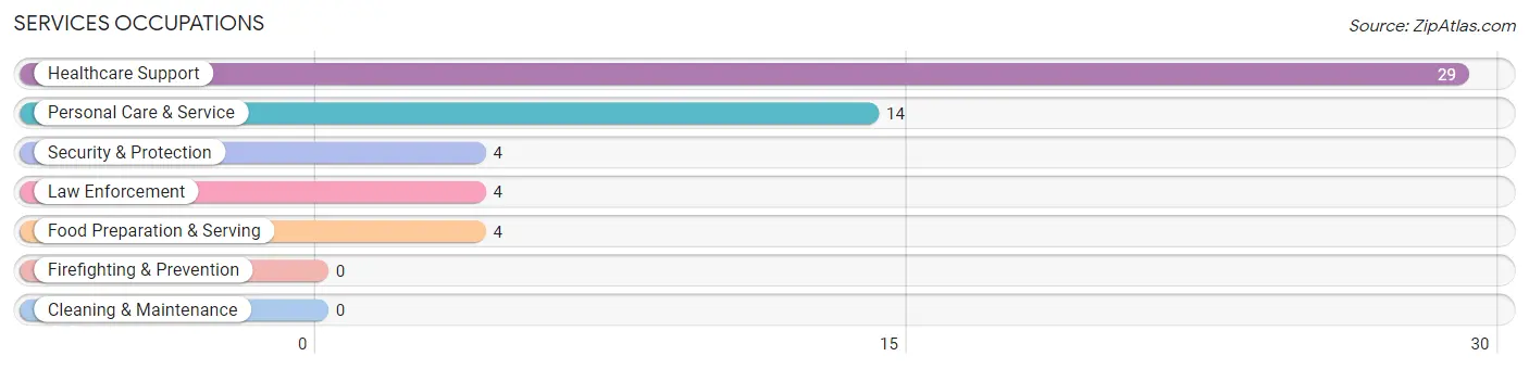 Services Occupations in Hundred