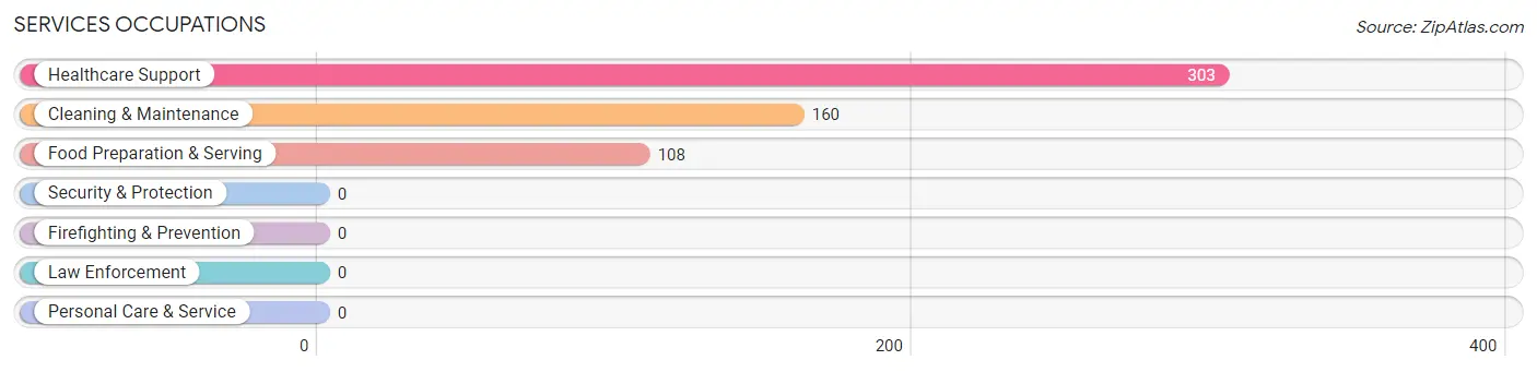 Services Occupations in Keyser