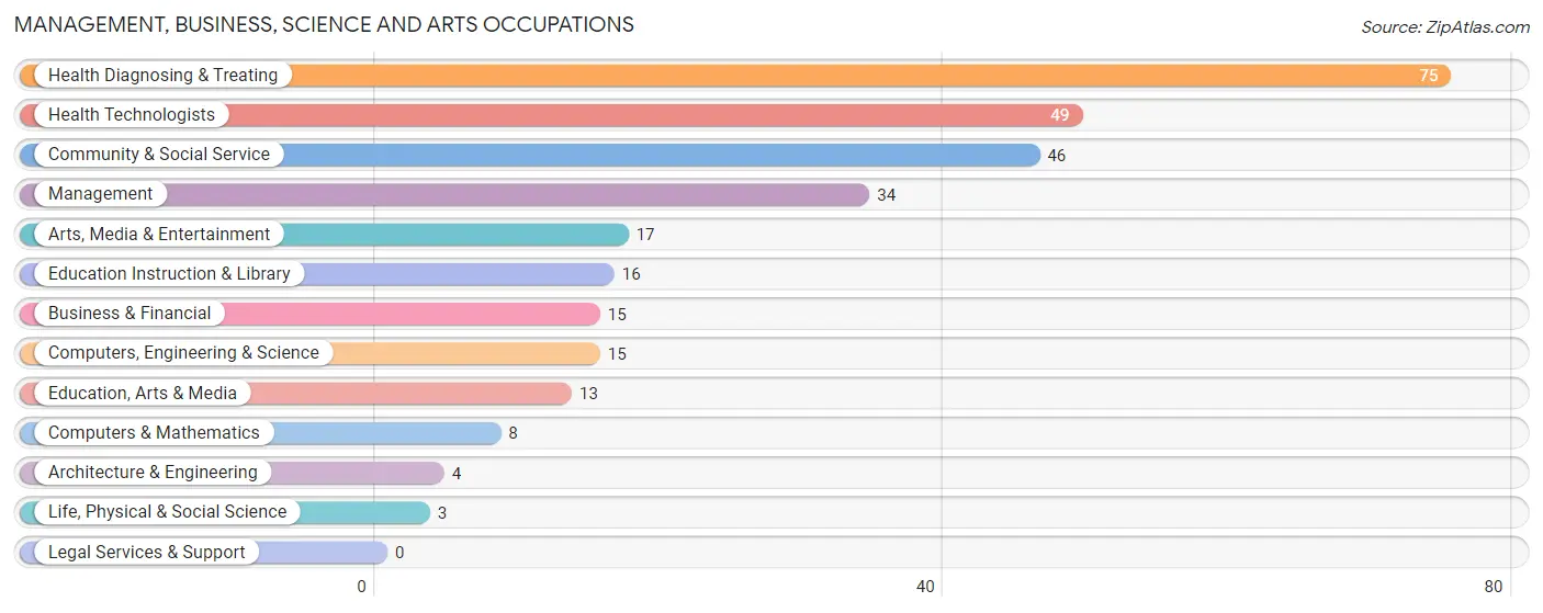 Management, Business, Science and Arts Occupations in Mabscott