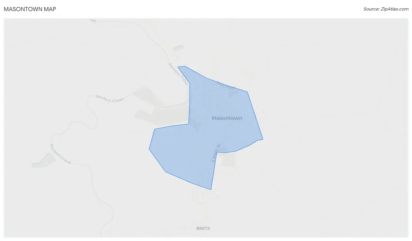 Masontown Map