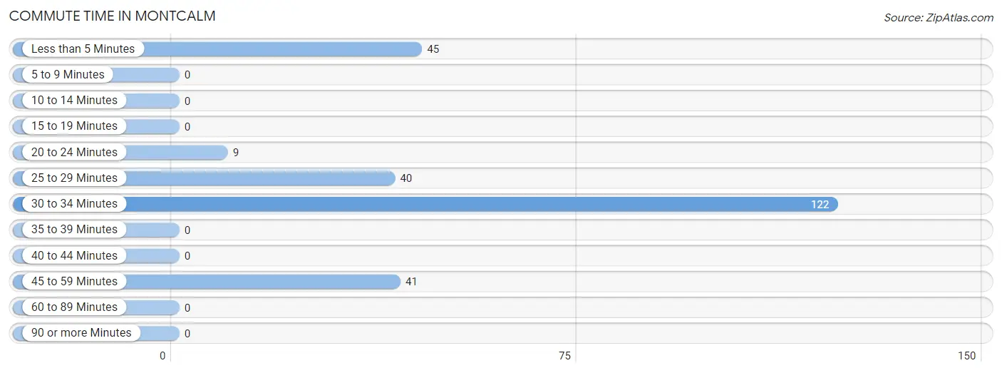 Commute Time in Montcalm