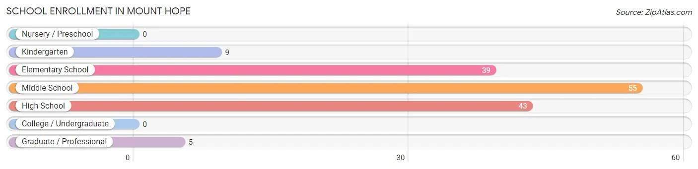 School Enrollment in Mount Hope