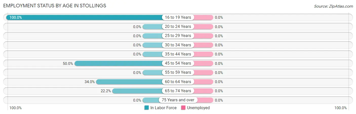Employment Status by Age in Stollings