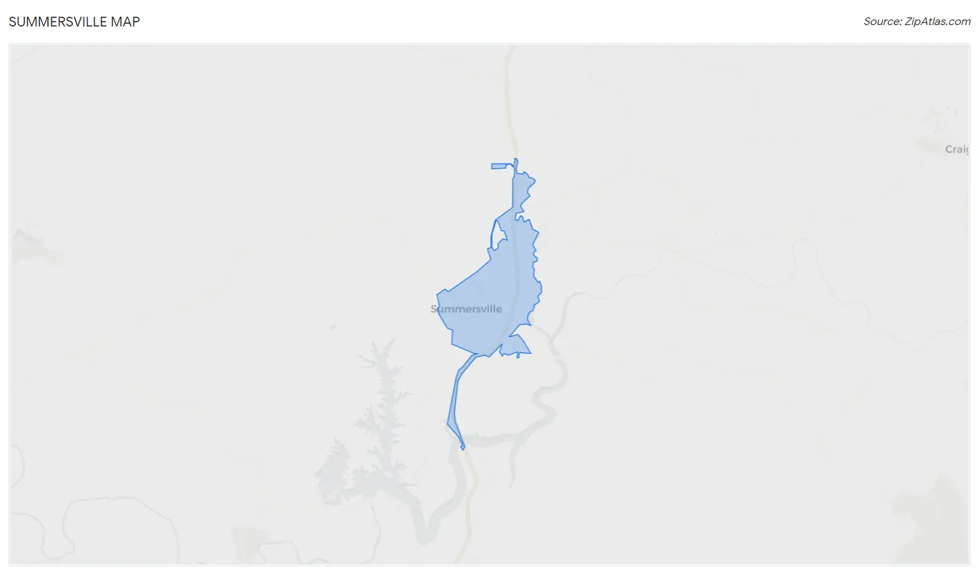 Summersville Map