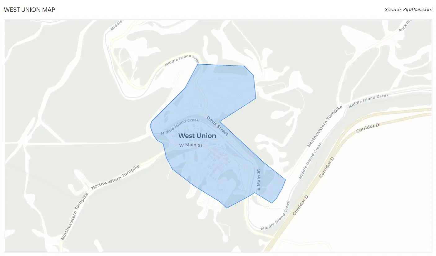 West Union Map