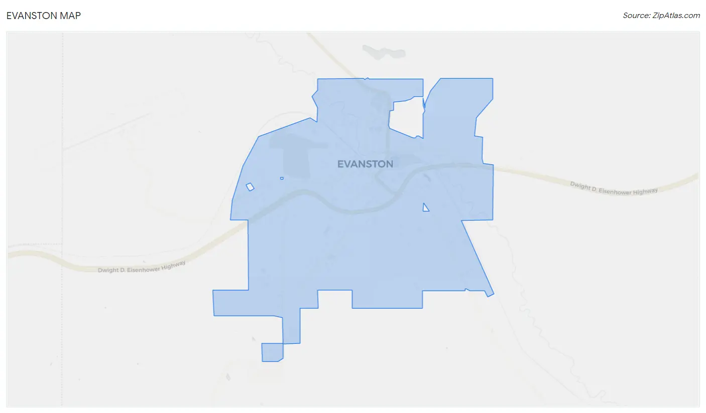 Evanston Map