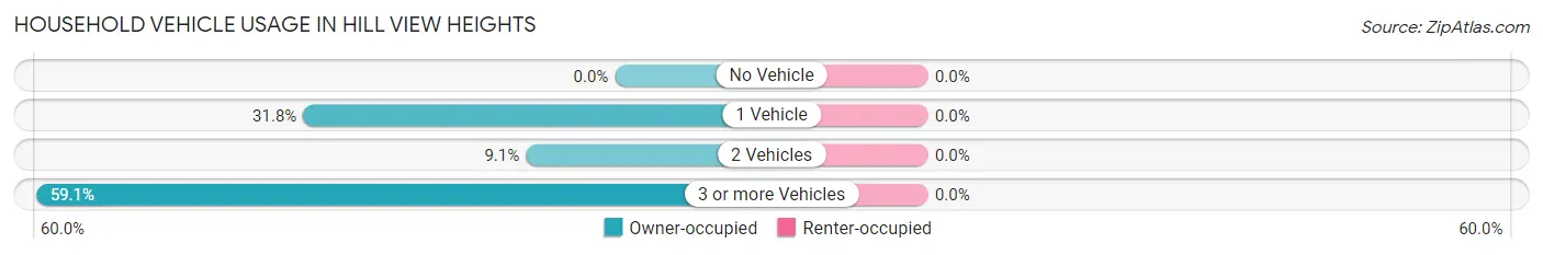 Household Vehicle Usage in Hill View Heights