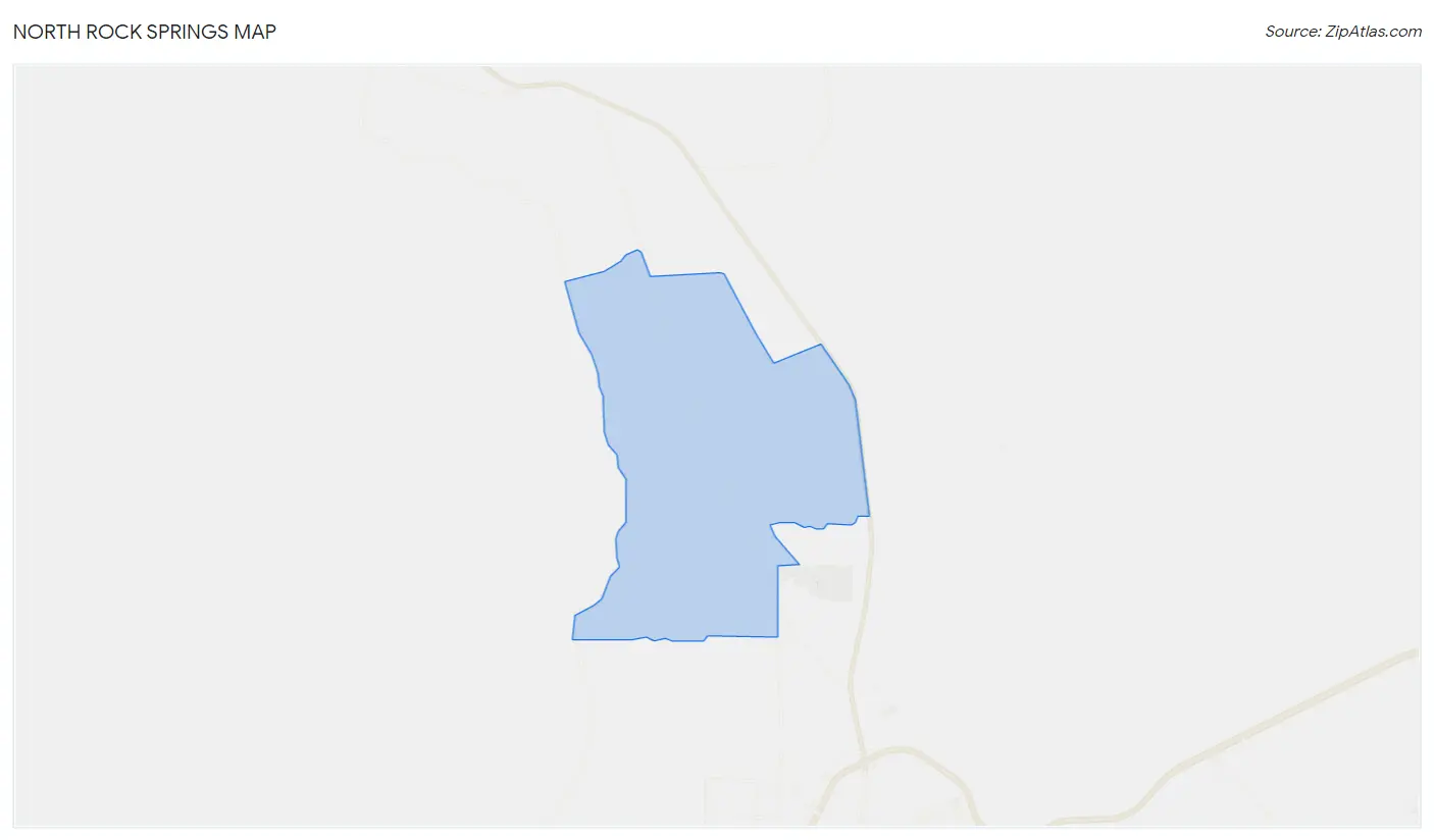 North Rock Springs Map