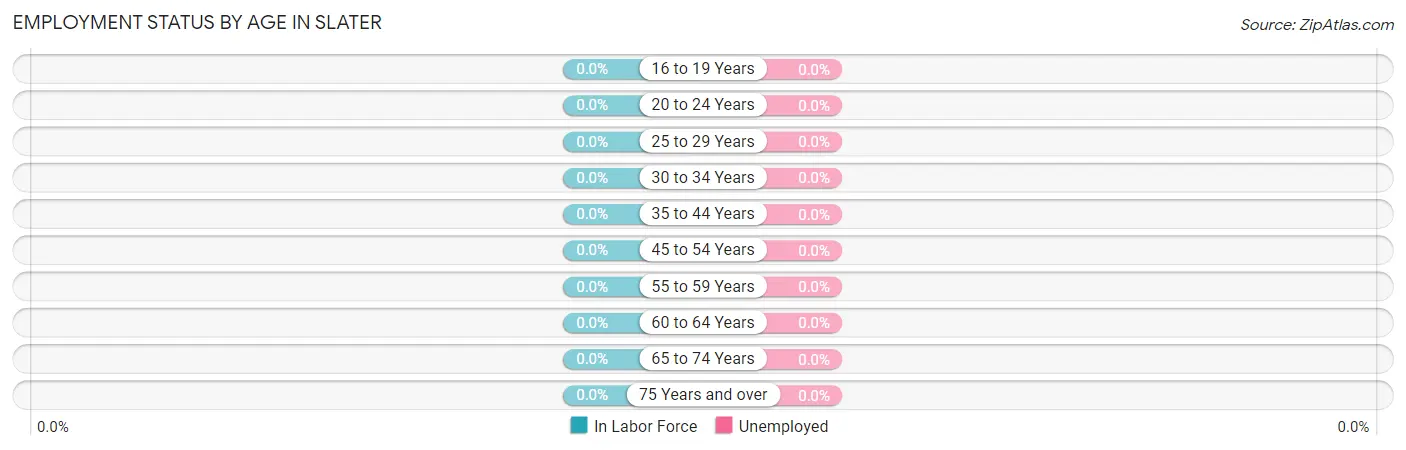 Employment Status by Age in Slater