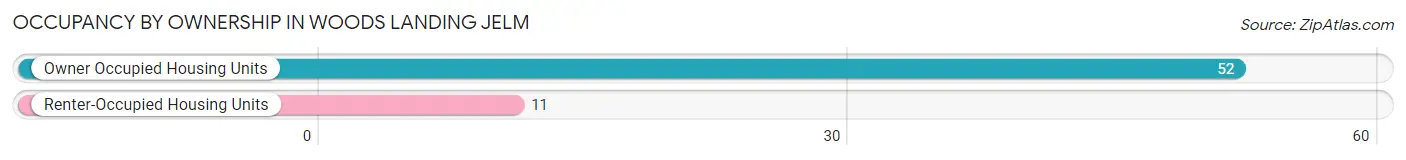 Occupancy by Ownership in Woods Landing Jelm