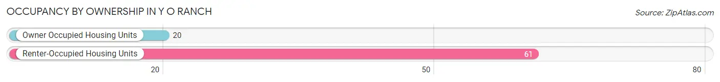 Occupancy by Ownership in Y O Ranch