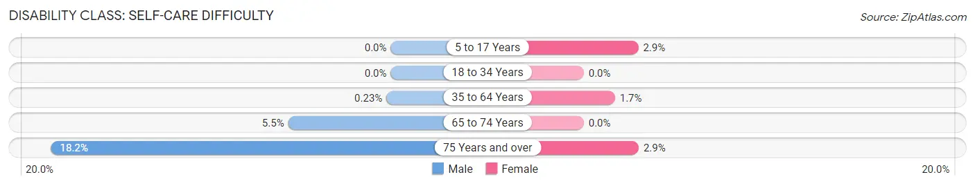 Disability in Haines Borough: <span>Self-Care Difficulty</span>