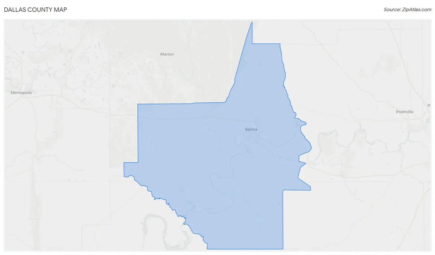 Dallas County Map