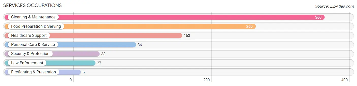 Services Occupations in Fayette County