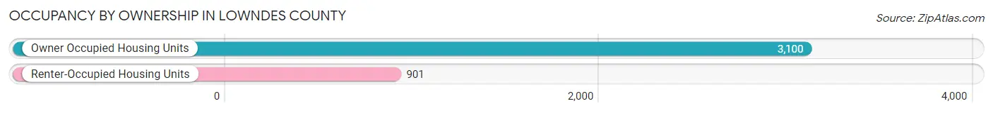 Occupancy by Ownership in Lowndes County