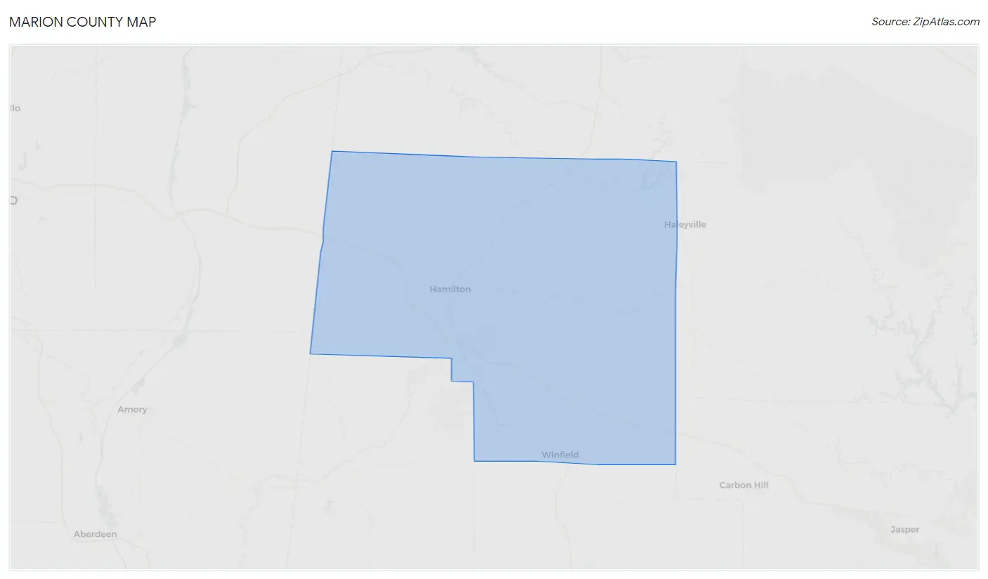 Marion County Map