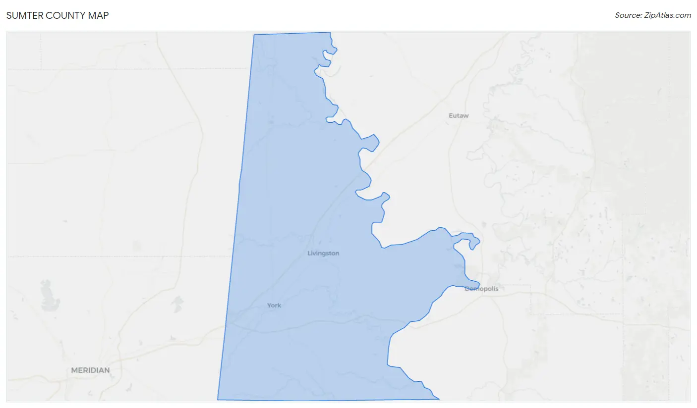 Sumter County Map