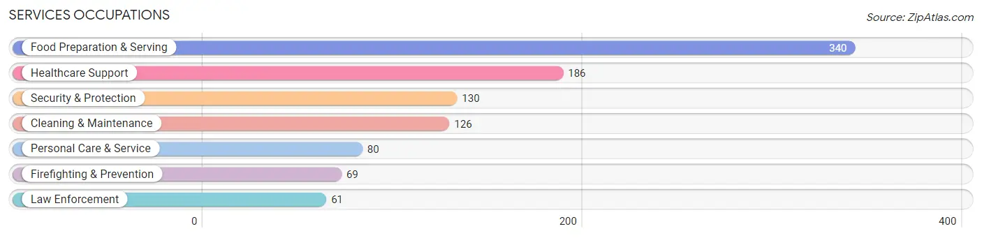 Services Occupations in Sumter County