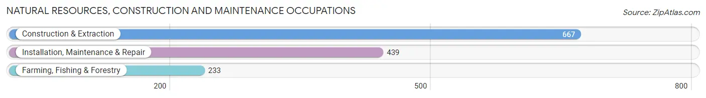 Natural Resources, Construction and Maintenance Occupations in Conway County