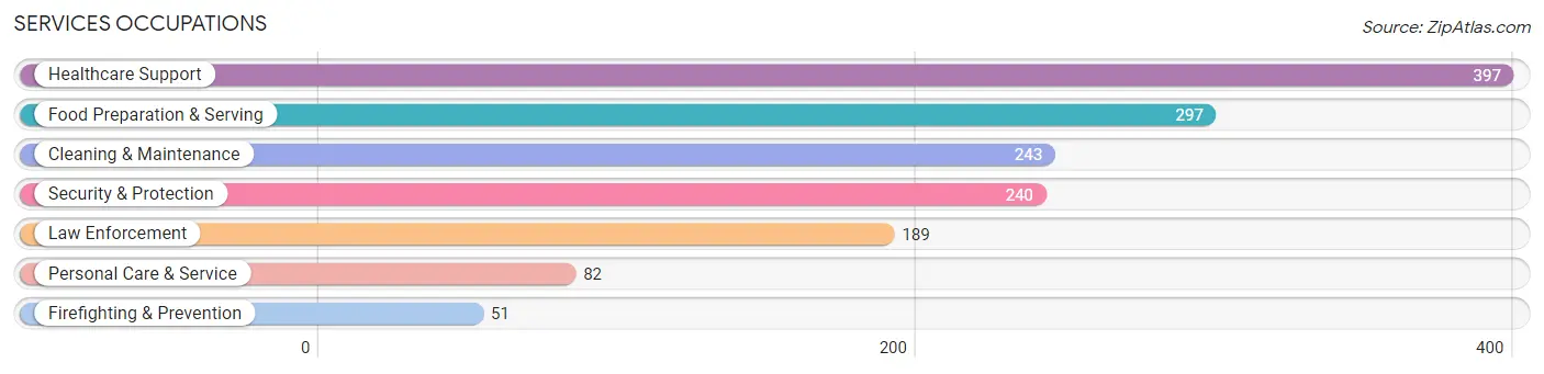 Services Occupations in Drew County