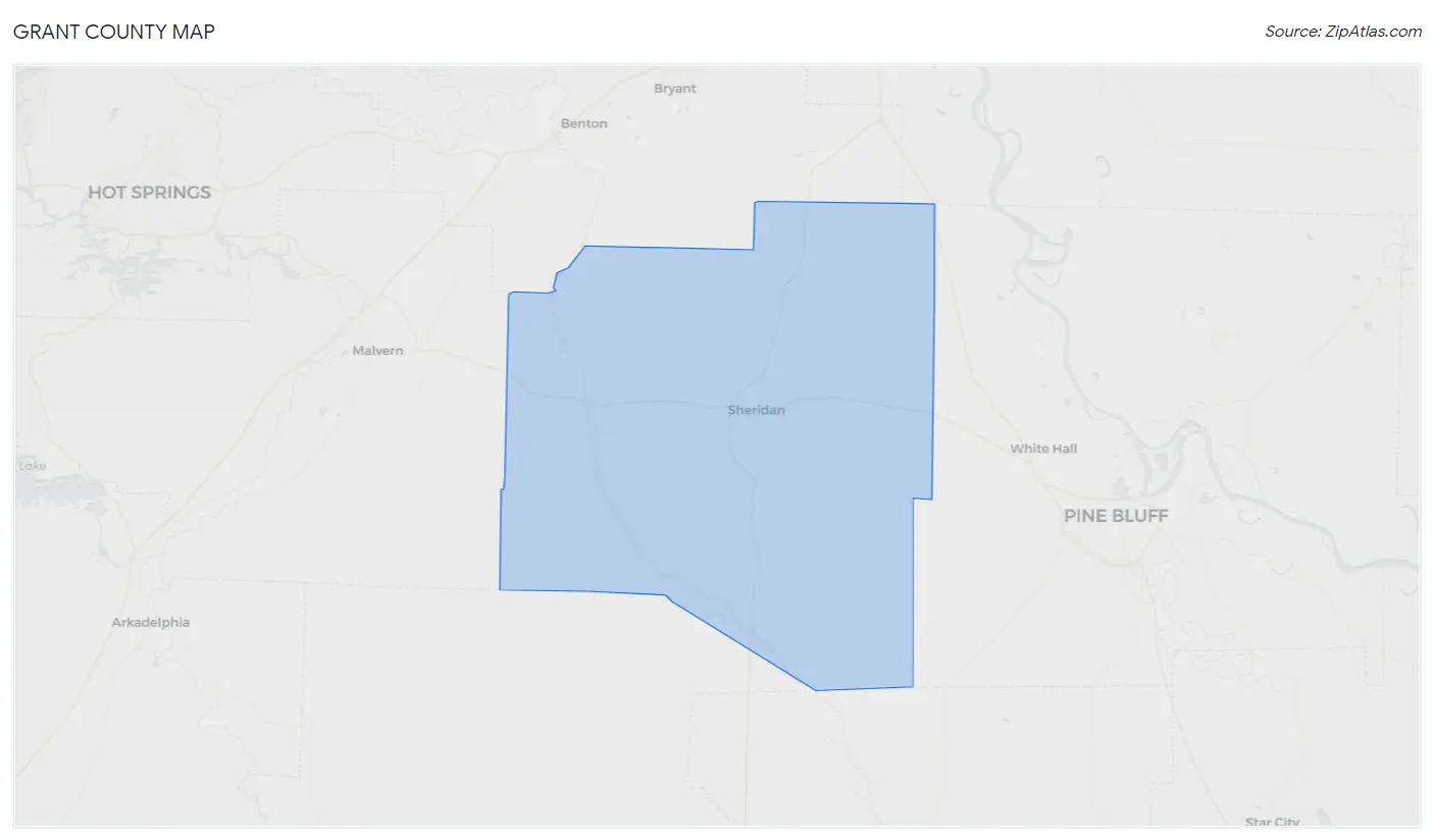 Grant County Map