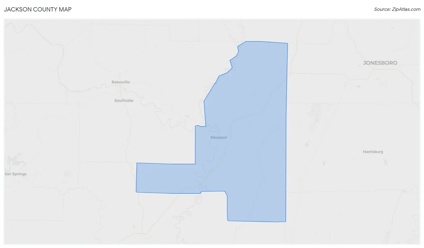 Jackson County Map