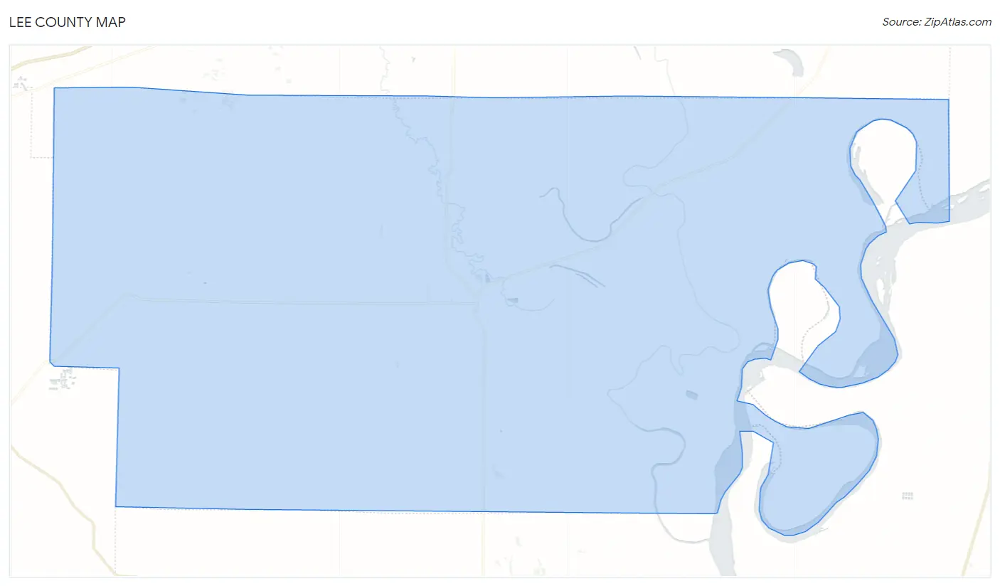 Lee County Map