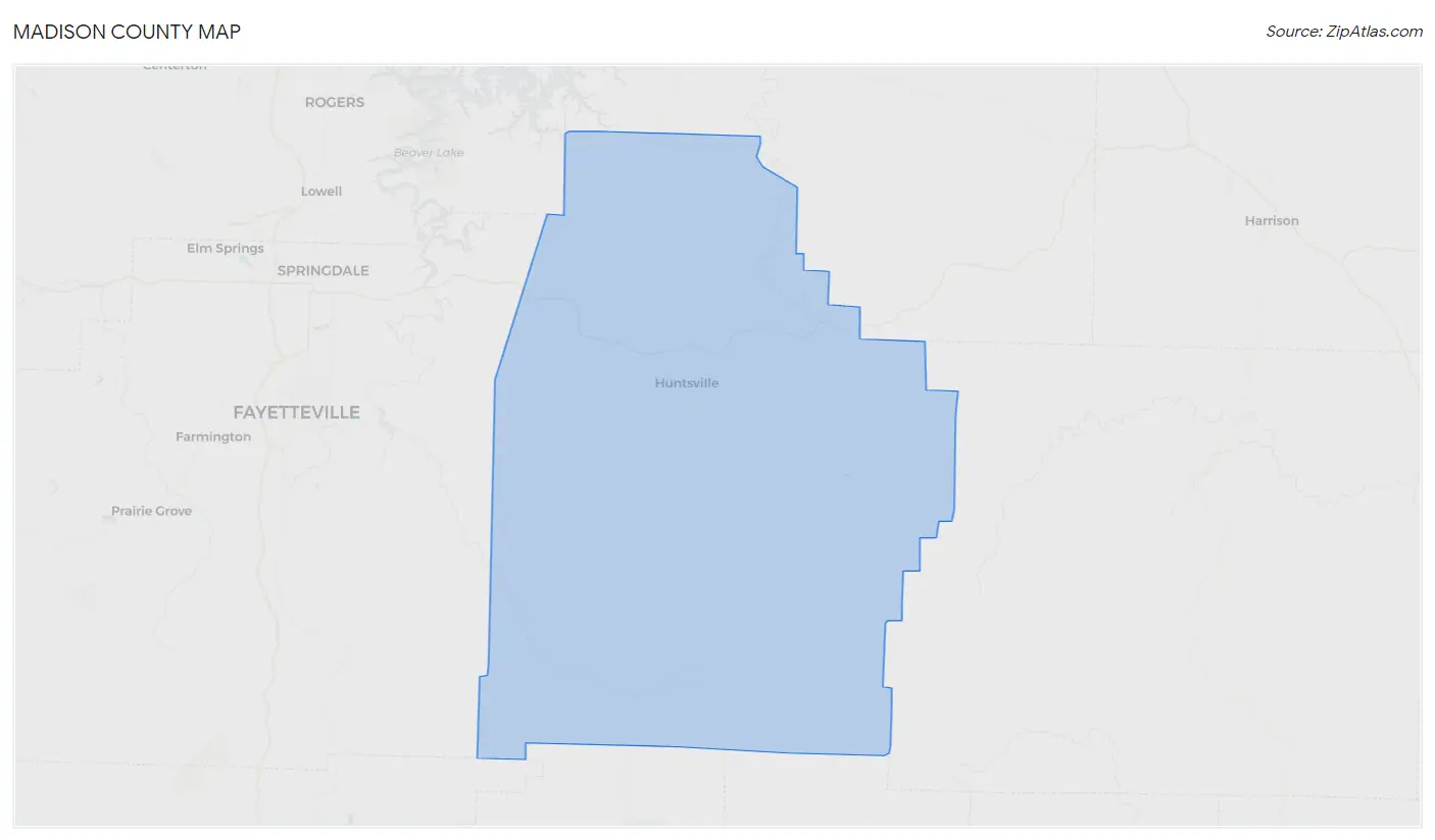Madison County Map