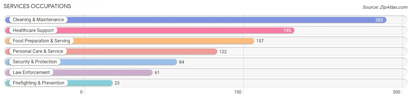 Services Occupations in Marion County