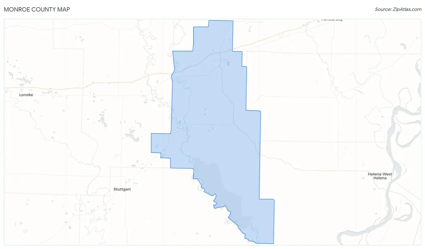 Monroe County Map