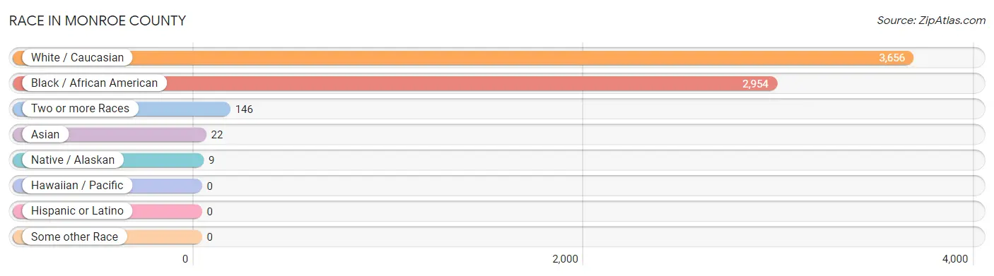 Race in Monroe County