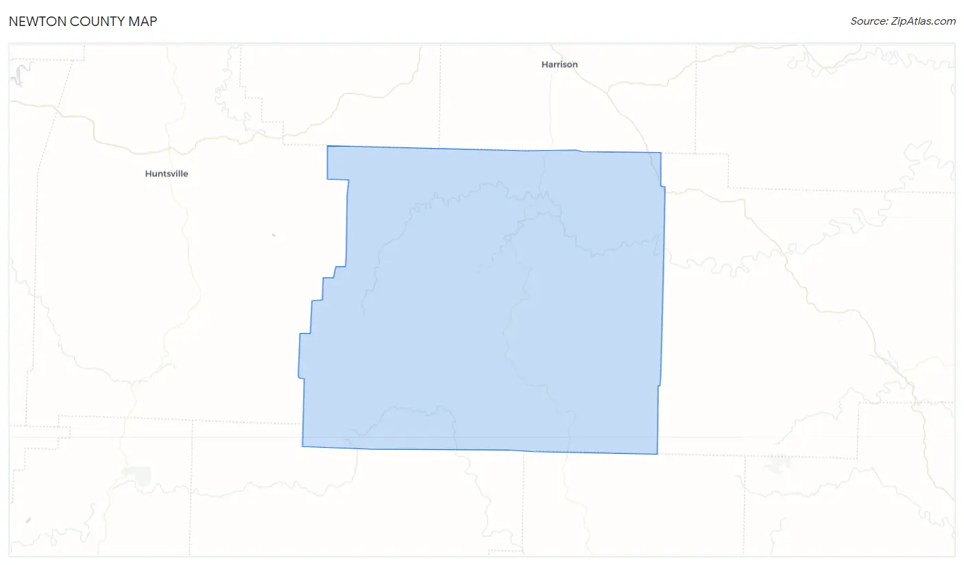 Newton County Map