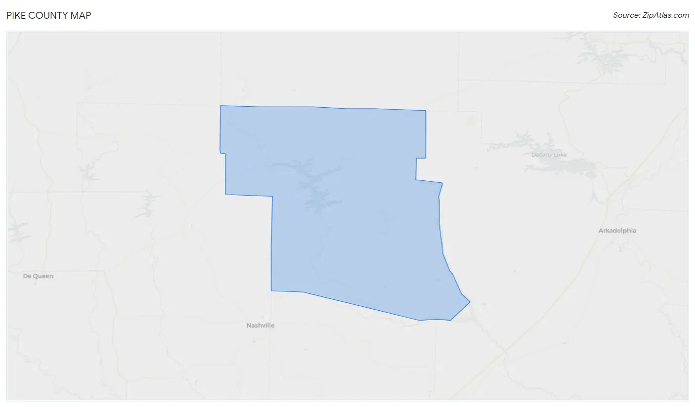 Pike County Map