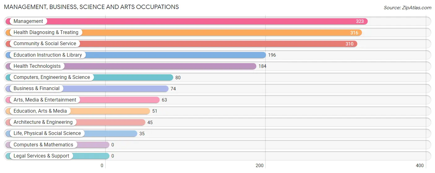 Management, Business, Science and Arts Occupations in Stone County