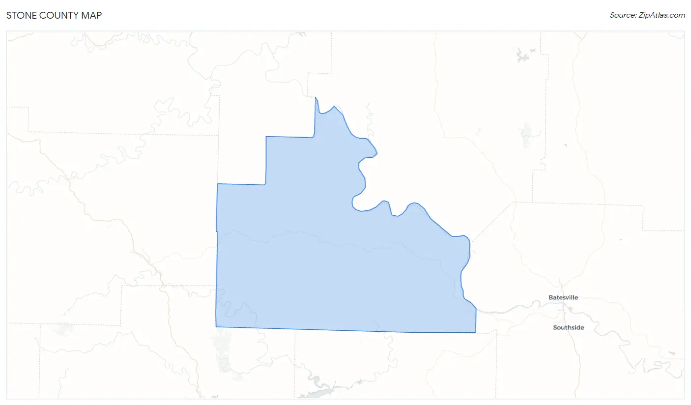 Stone County Map