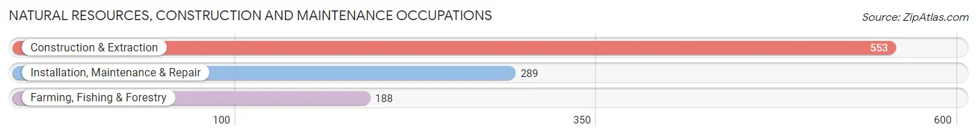 Natural Resources, Construction and Maintenance Occupations in Yell County