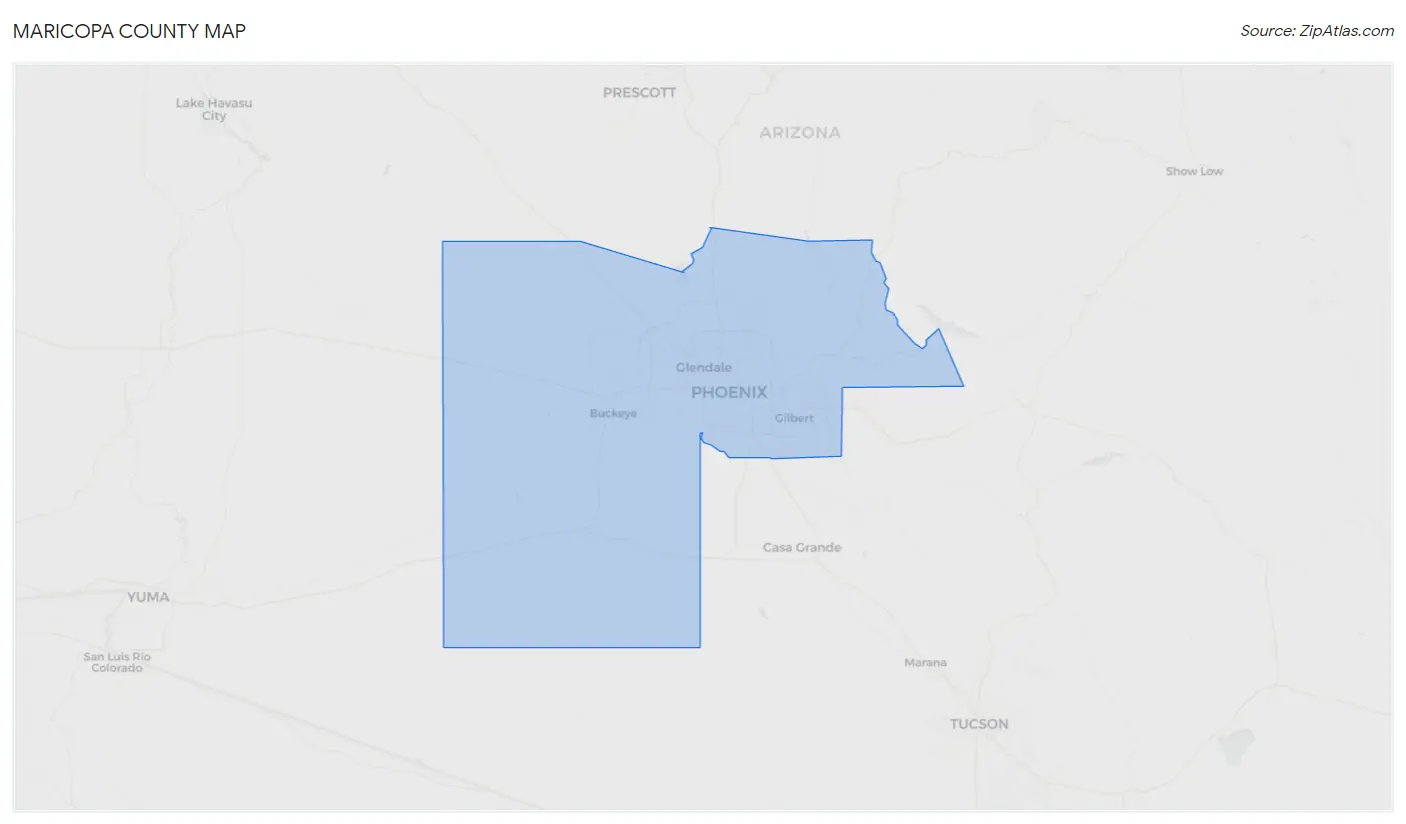 Maricopa County Map