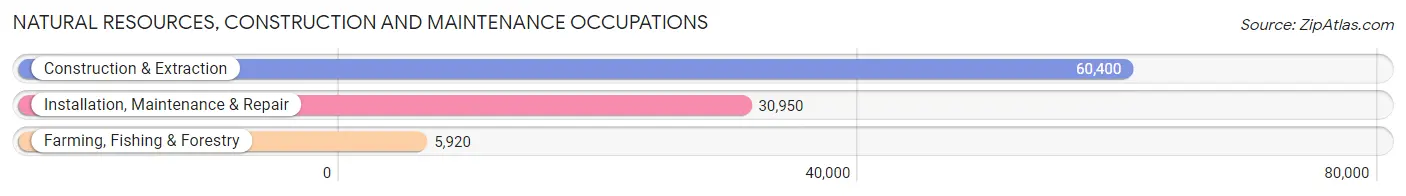 Natural Resources, Construction and Maintenance Occupations in Orange County