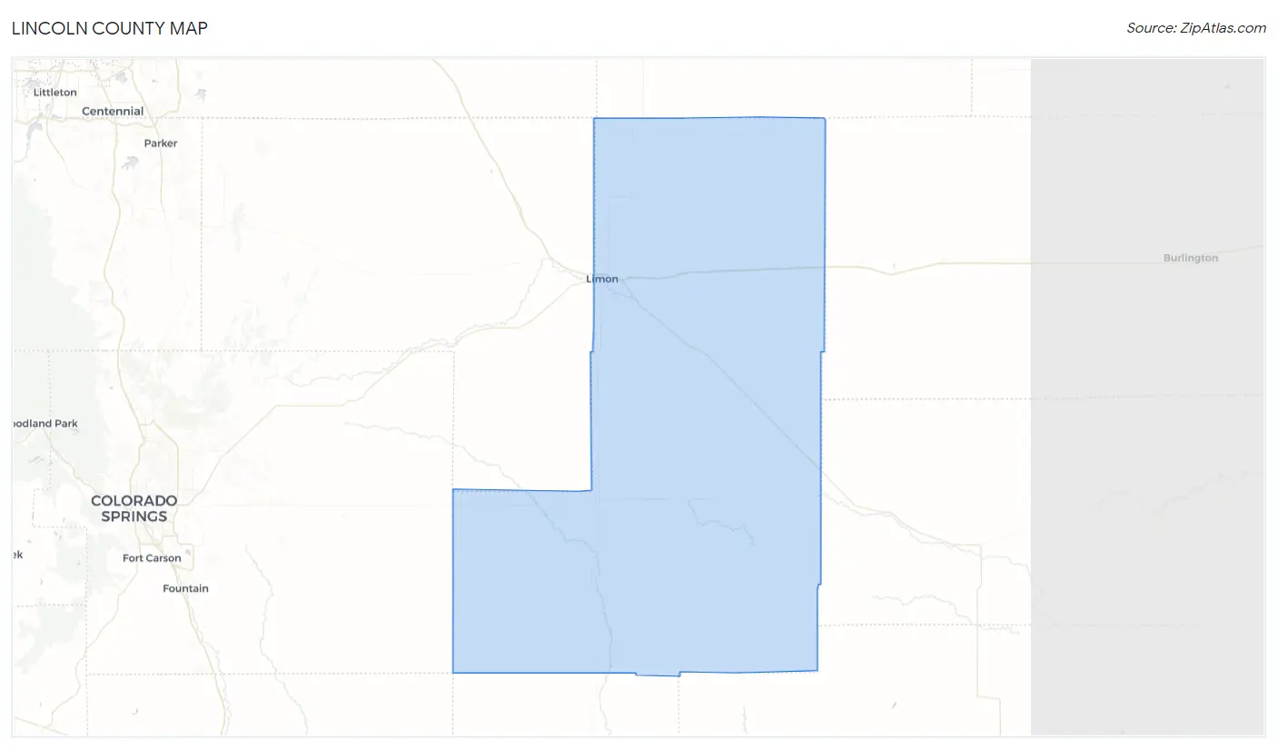 Lincoln County Map