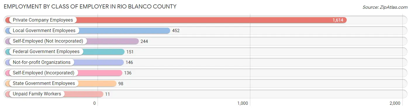 Employment by Class of Employer in Rio Blanco County