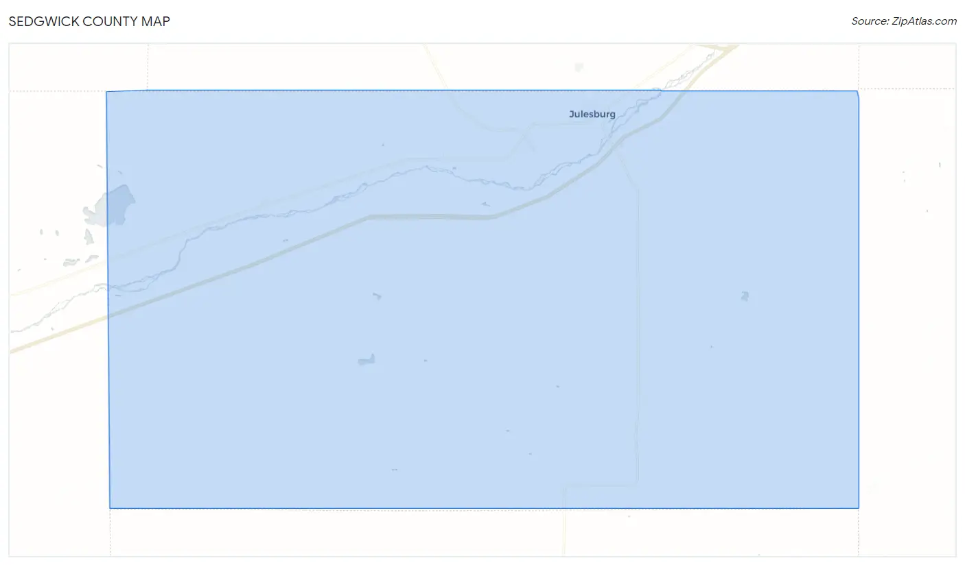 Sedgwick County Map