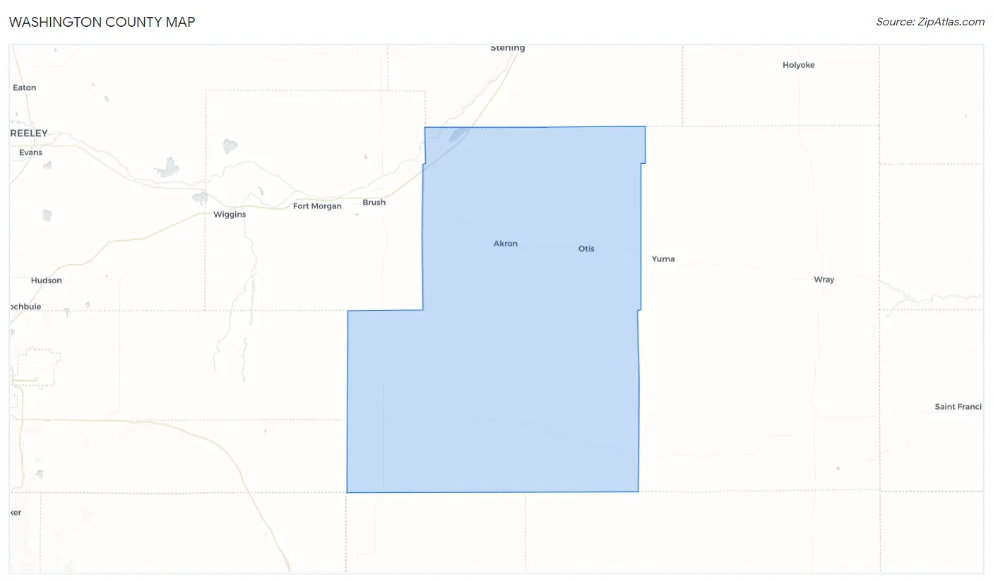 Washington County Map