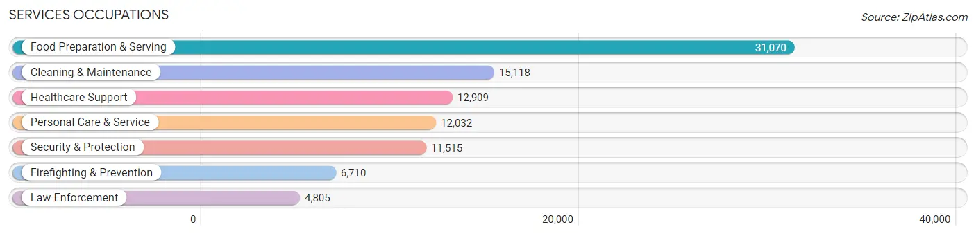 Services Occupations in Duval County