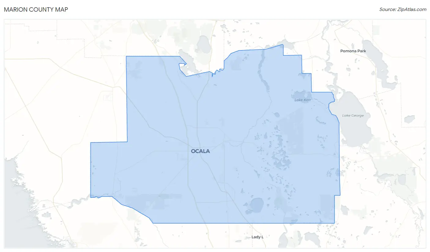 Marion County Map