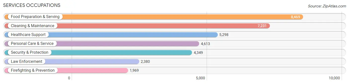 Services Occupations in Marion County